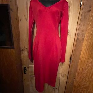 Classic fit red dress by Maria Harper Designs of Atlanta